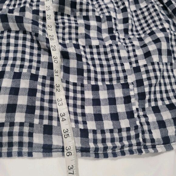 Old Navy Womens Mini Dress Size 3X Patchwork Madras Plaid Sundress Smocked - Picture 5 of 7